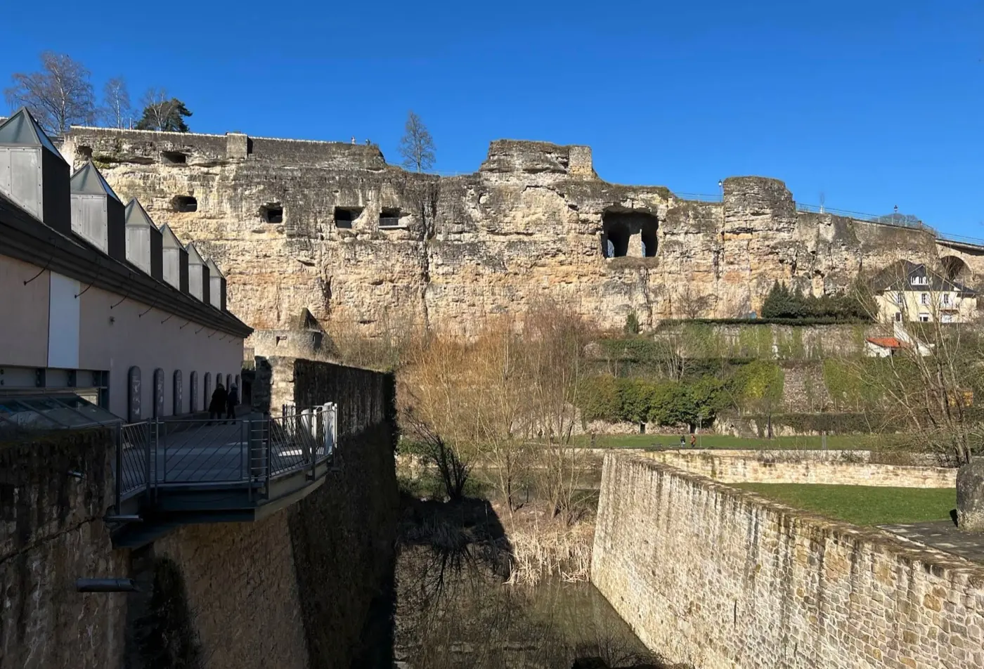 Additional exterior perspective of Casemates du Bock in Luxembourg, Luxembourg