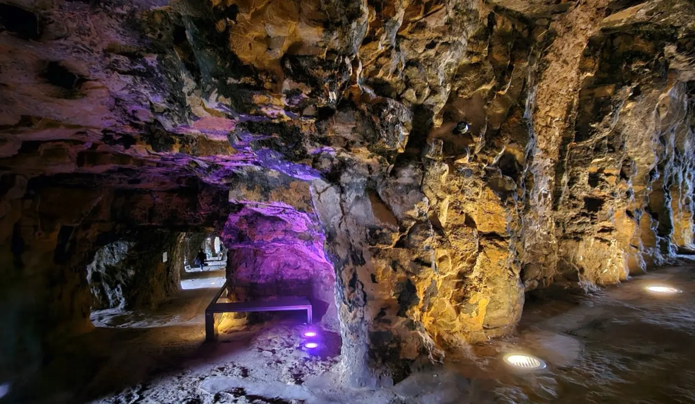 Exterior view of Casemates du Bock, a ruin in Luxembourg, Luxembourg