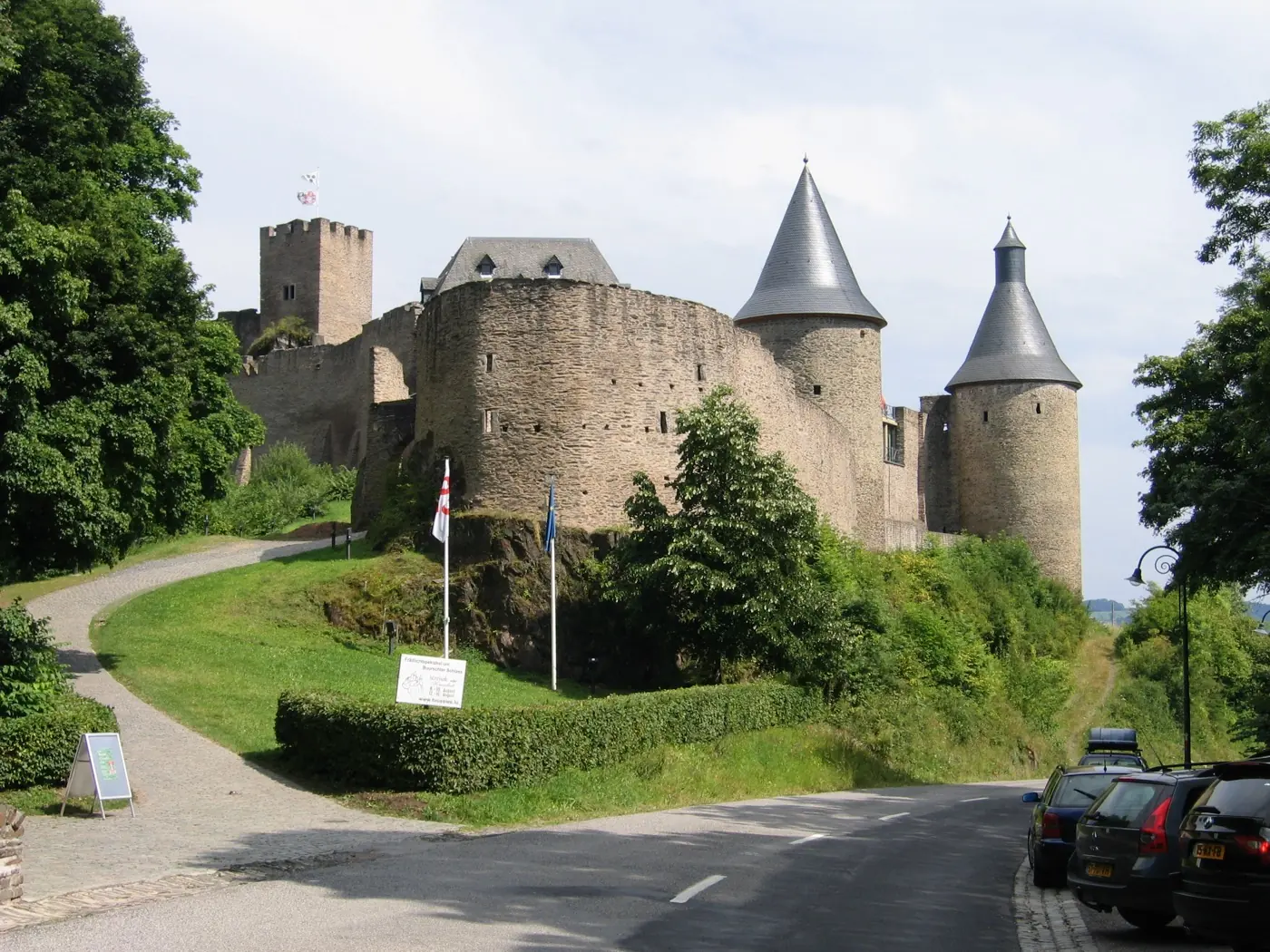 Bourscheid Castle in Luxembourg