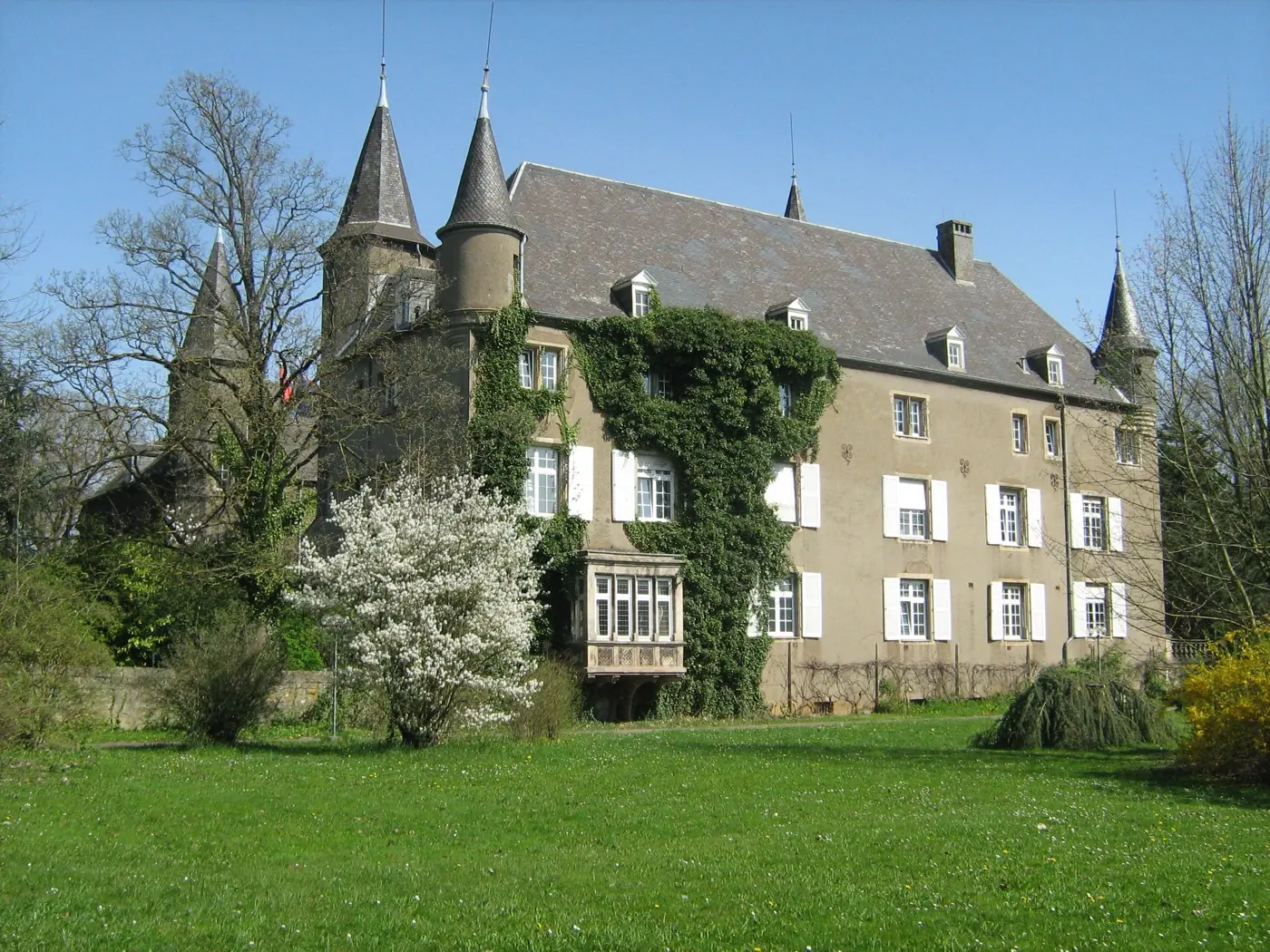 Differdange Castle in Luxembourg