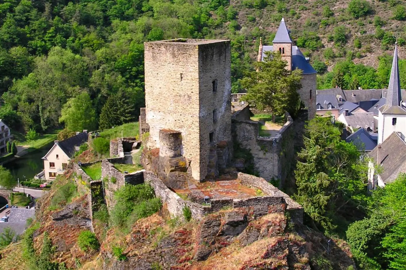 Esch-sur-Sûre Castle in Luxembourg
