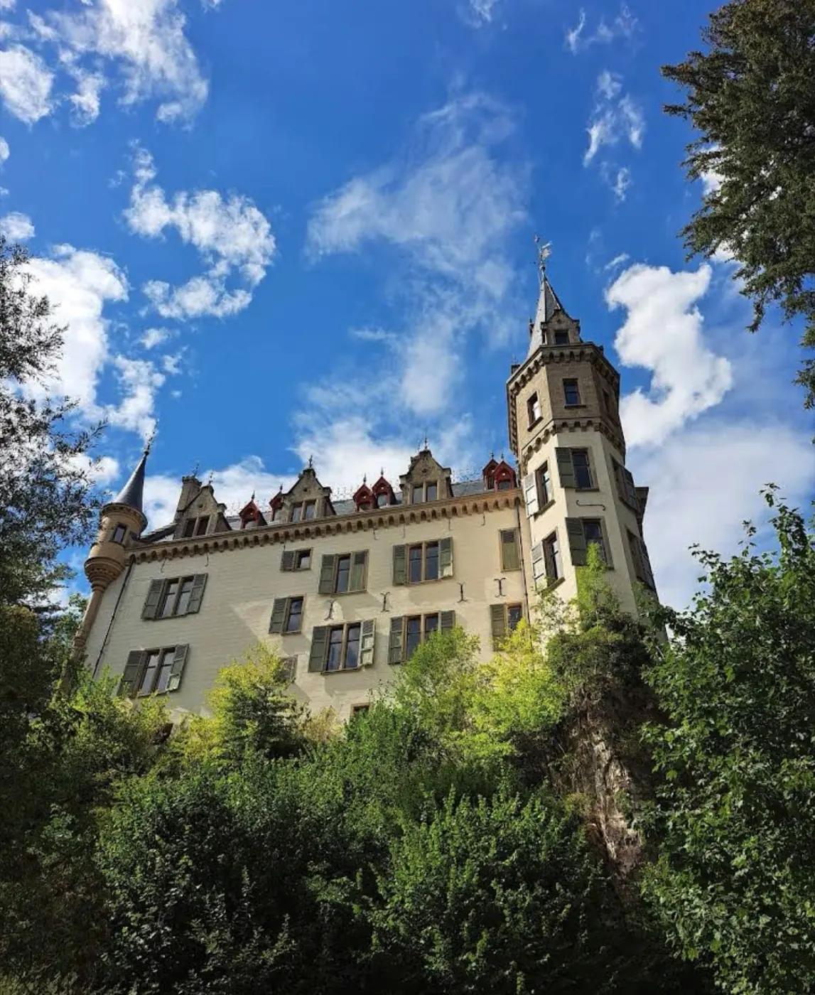 Meysembourg Castle in Luxembourg