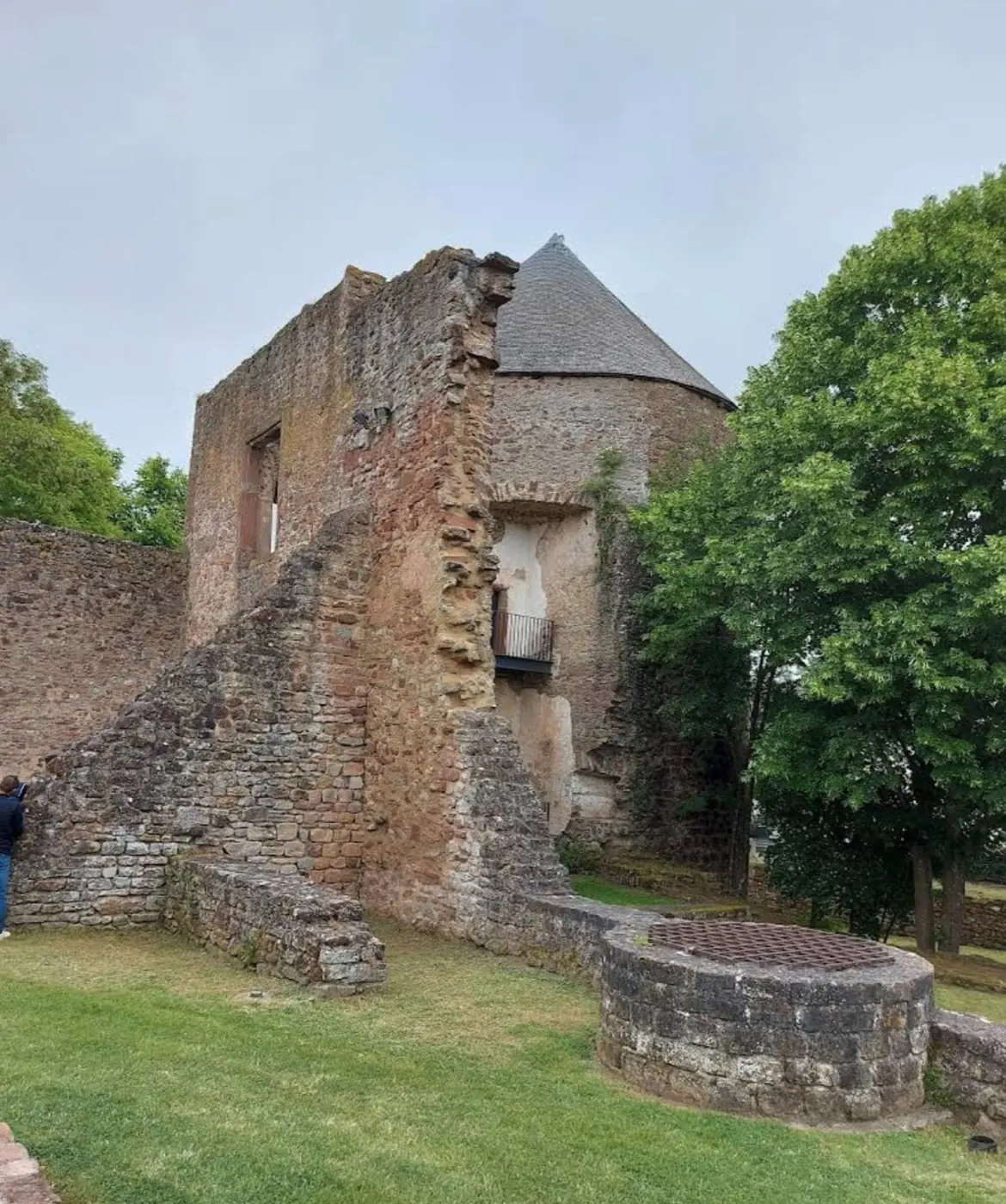 Grounds and surrounding landscape at Pettingen Castle in Pettingen, Luxembourg
