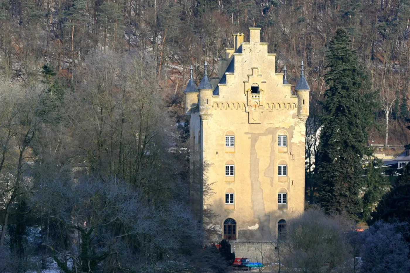 Schoenfels castle in Luxembourg