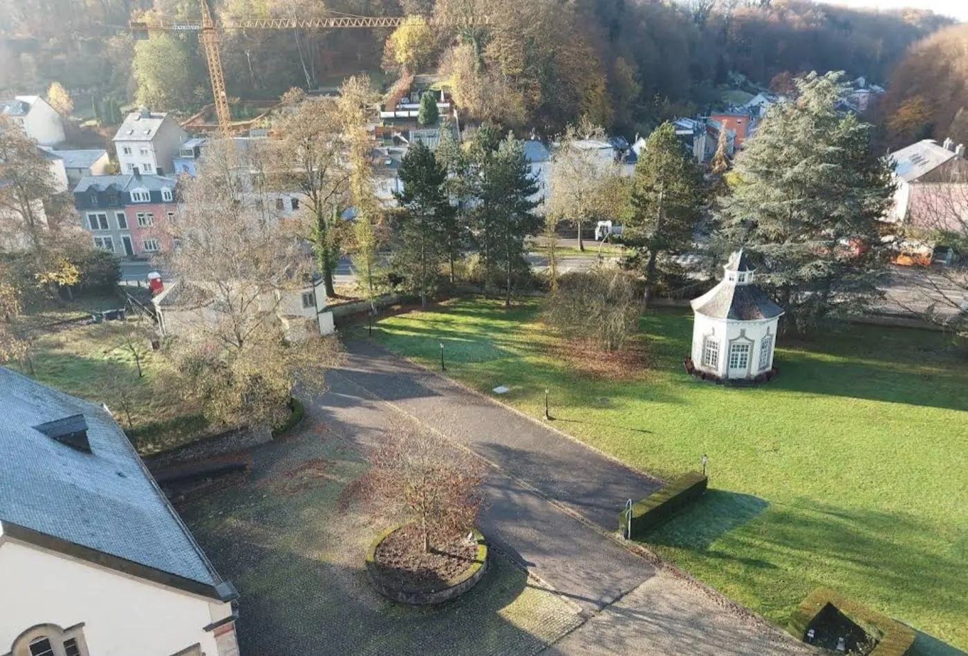 Grounds and surrounding landscape at Septfontaines, Rollingergrund in Luxembourg, Luxembourg