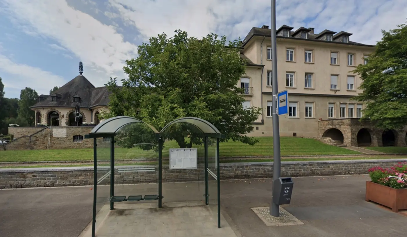 Grounds and surrounding landscape at Stadtbredimus Castle in Stadtbredimus, Luxembourg