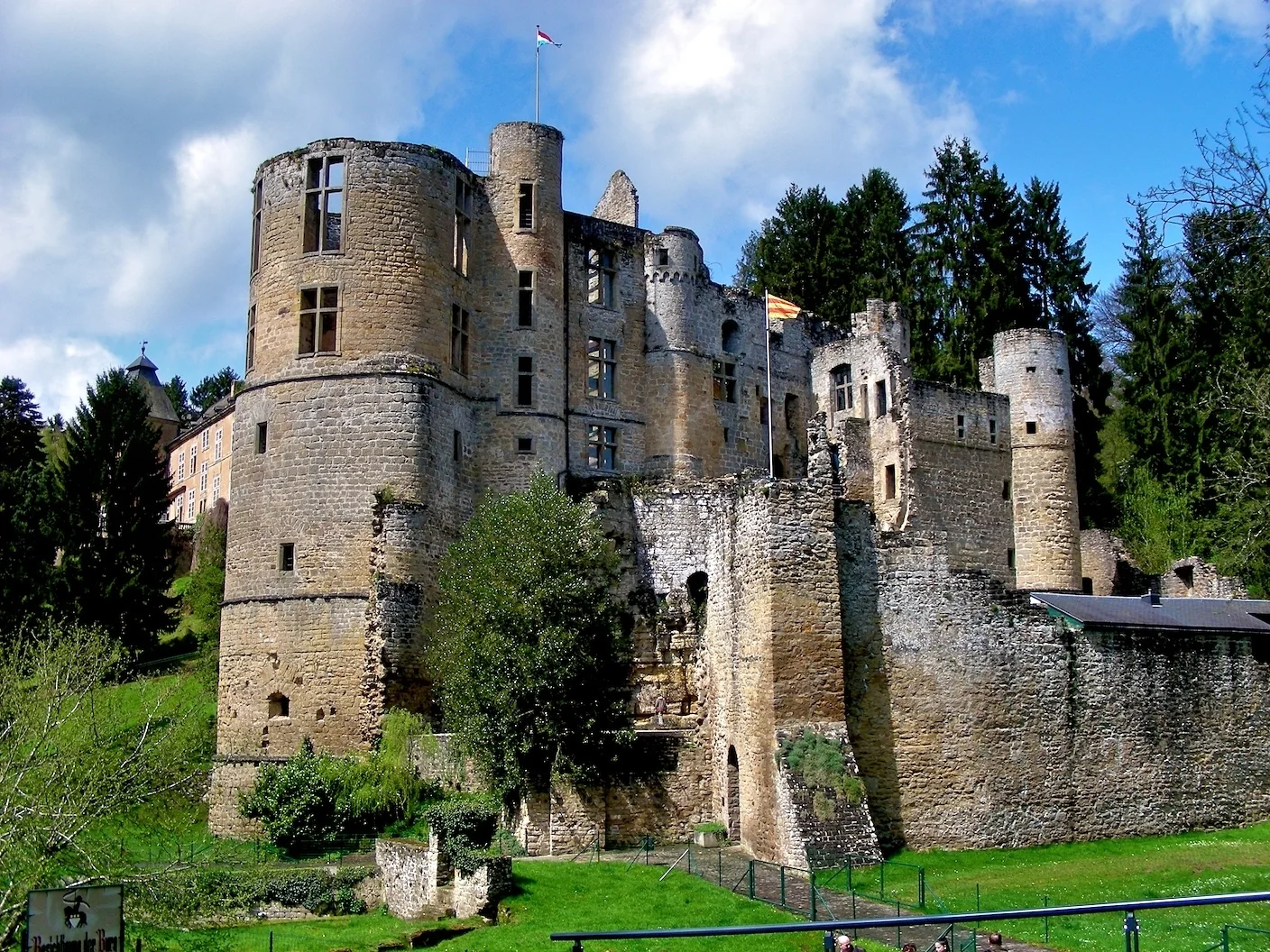 Beaufort Castle ruins on the ghost legends route