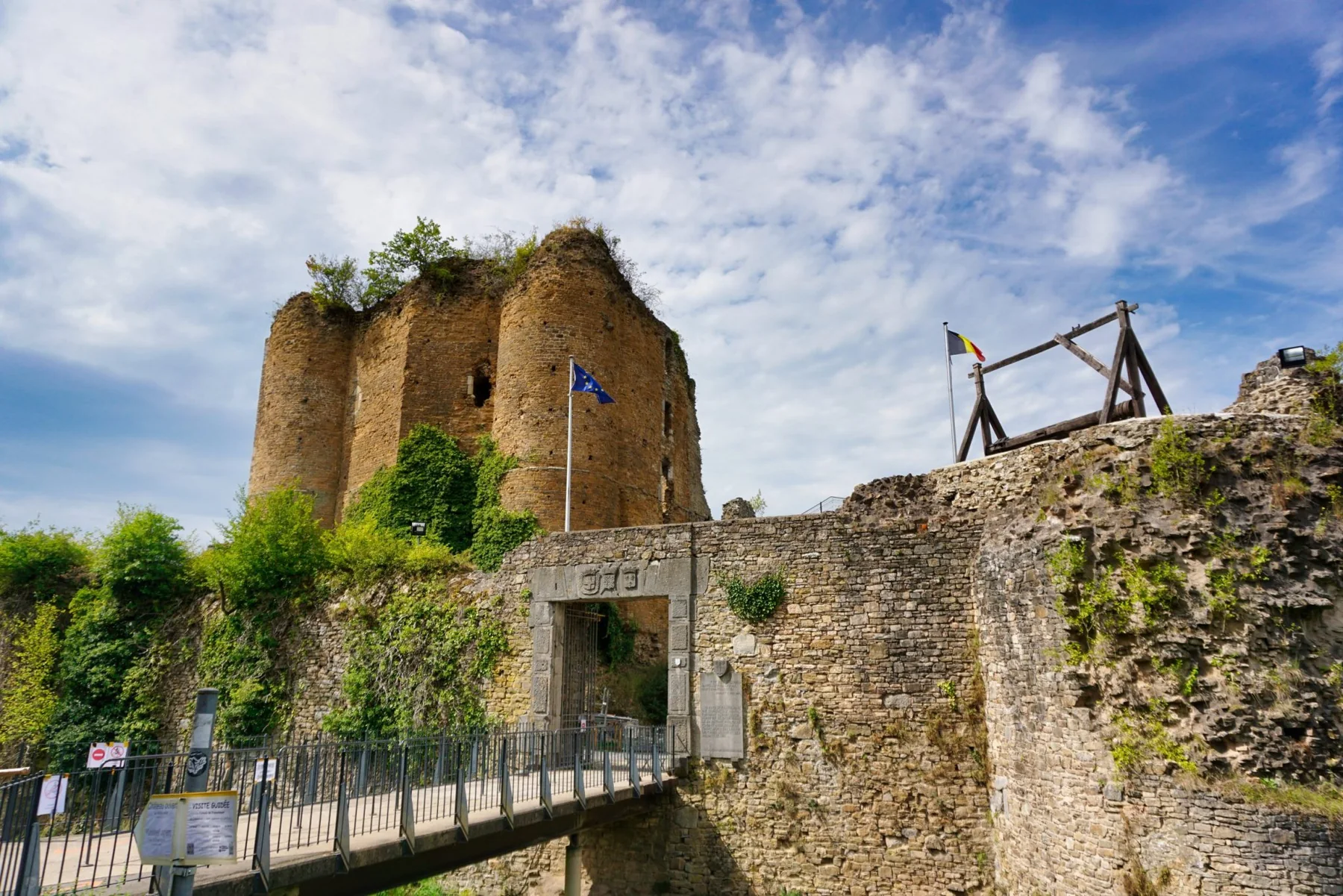Franchimont Castle ruins near Spa